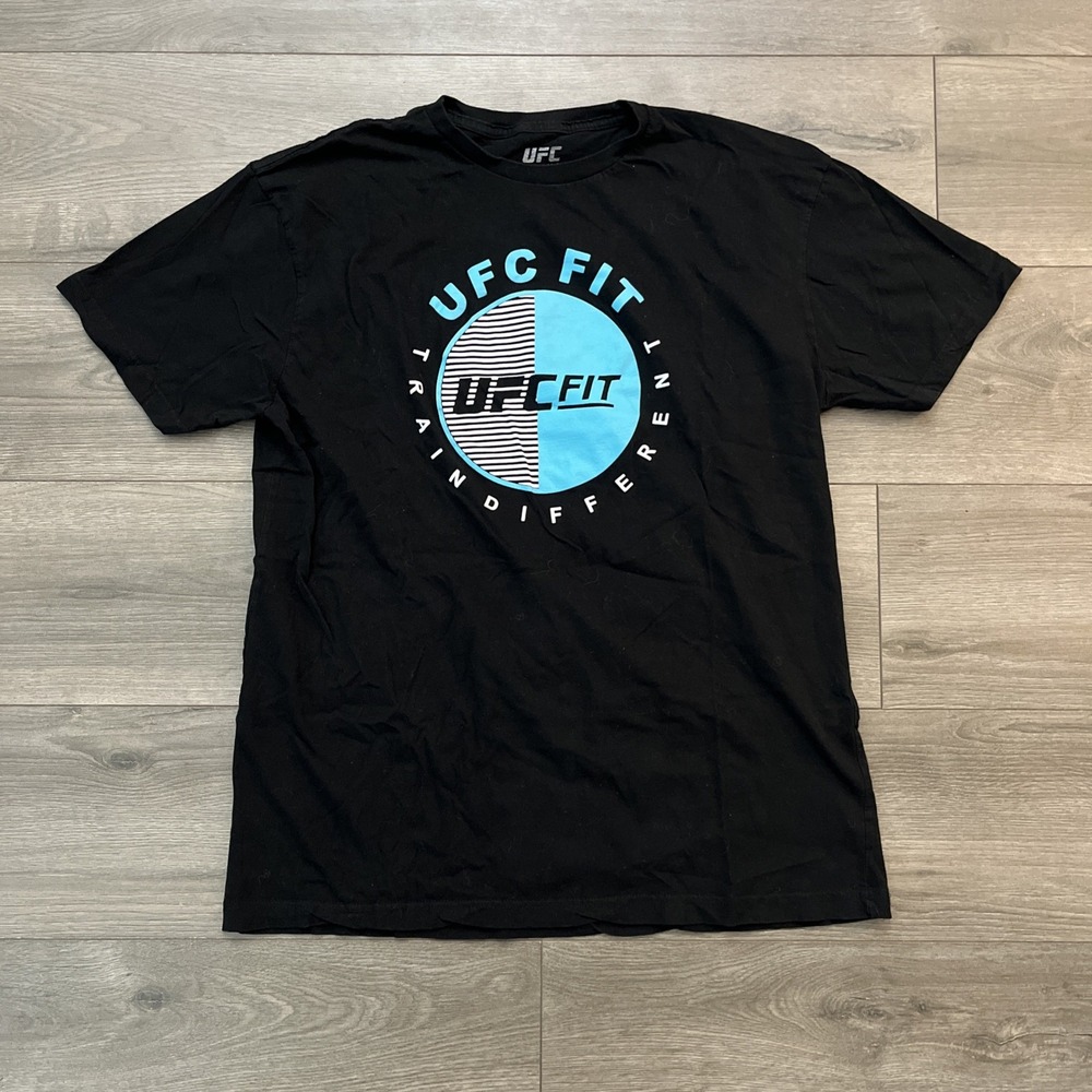 UFC Fit UFC Gym Mens XL T Shirt Black Short Sleeve